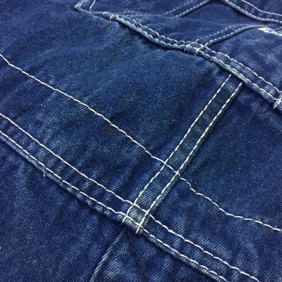 LIBERTY Overalls Carpenter Long Pants Bib Denim Work Ranch Farm Outdoor Size 42 - Picture 11 of 13